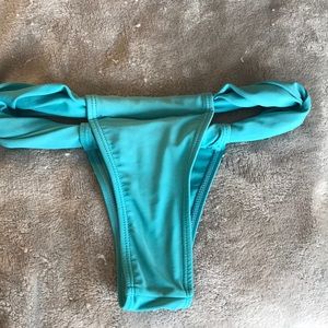 Brazilian blue bikini bottom